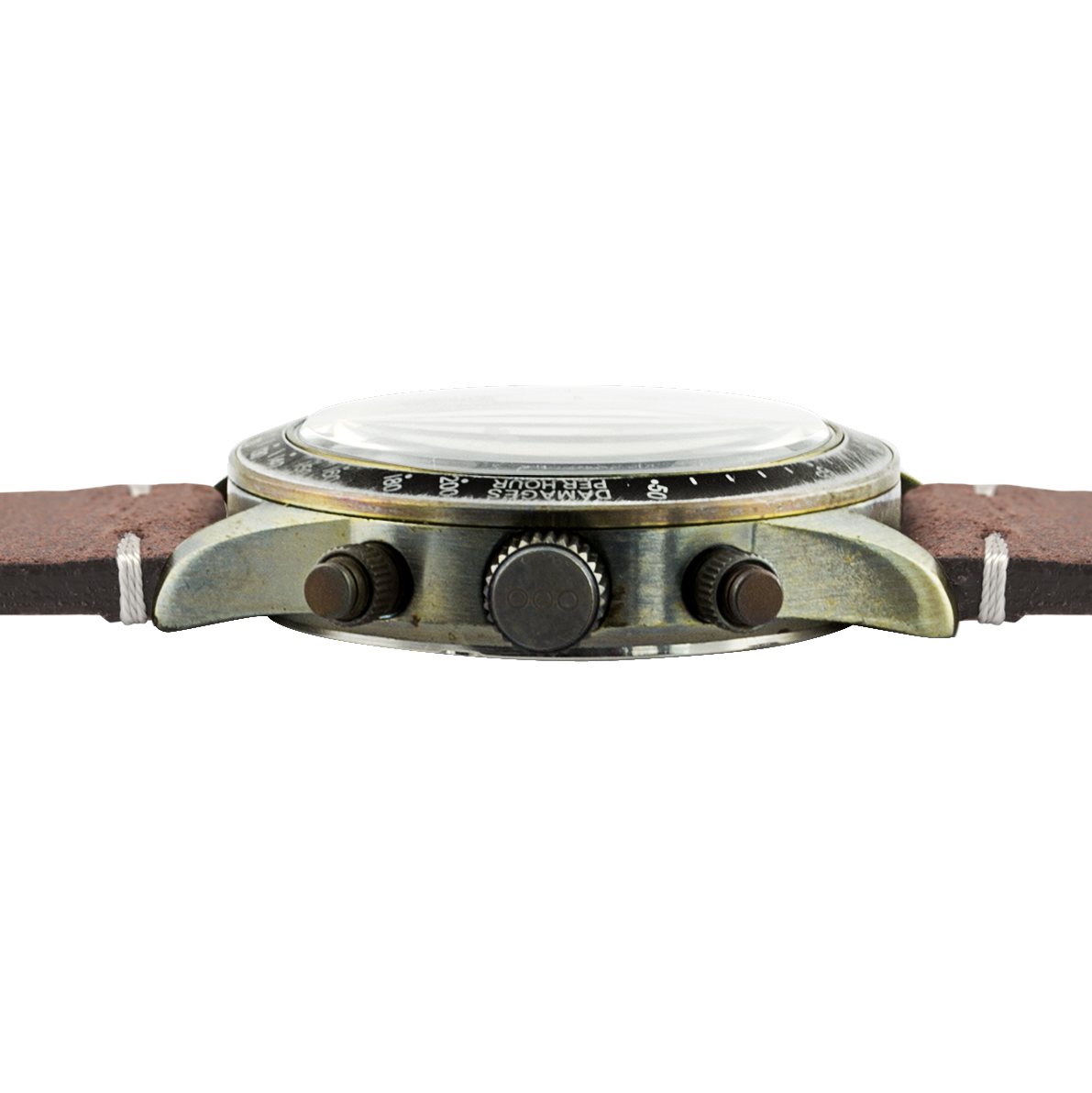 Out Of Order Cronografo Brown Cream orologio 42 mm marrone