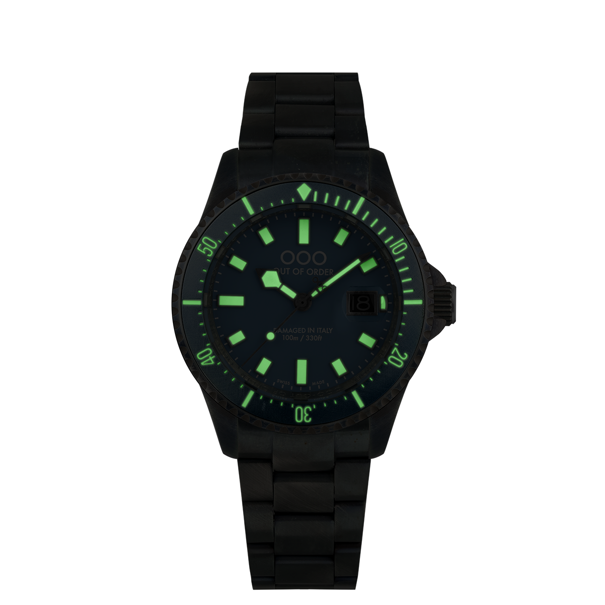 Out Of Order Casanova Blu Mediterraneo orologio blu 44 mm