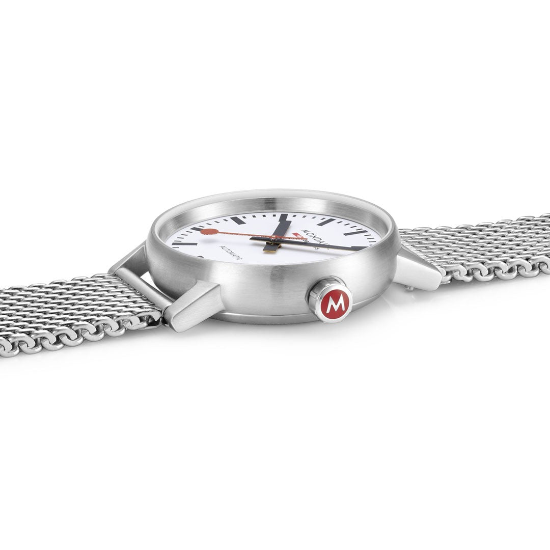 Mondaine evo2 Automatico orologio 35mm acciaio