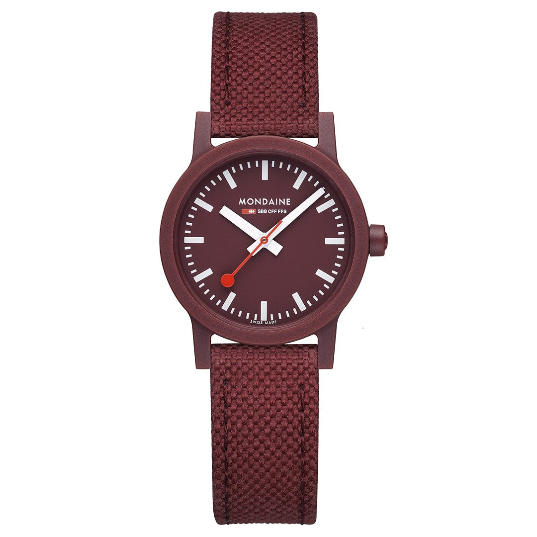 Mondaine Essence Bordeaux 32 mm Orologio Quarzo