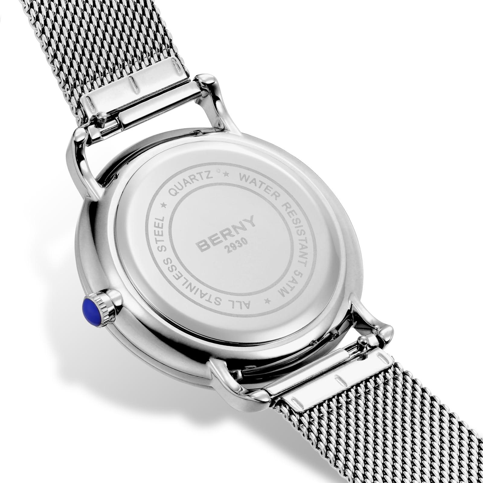 Berny Orologio Unisex Argento Acciaio Quarzo