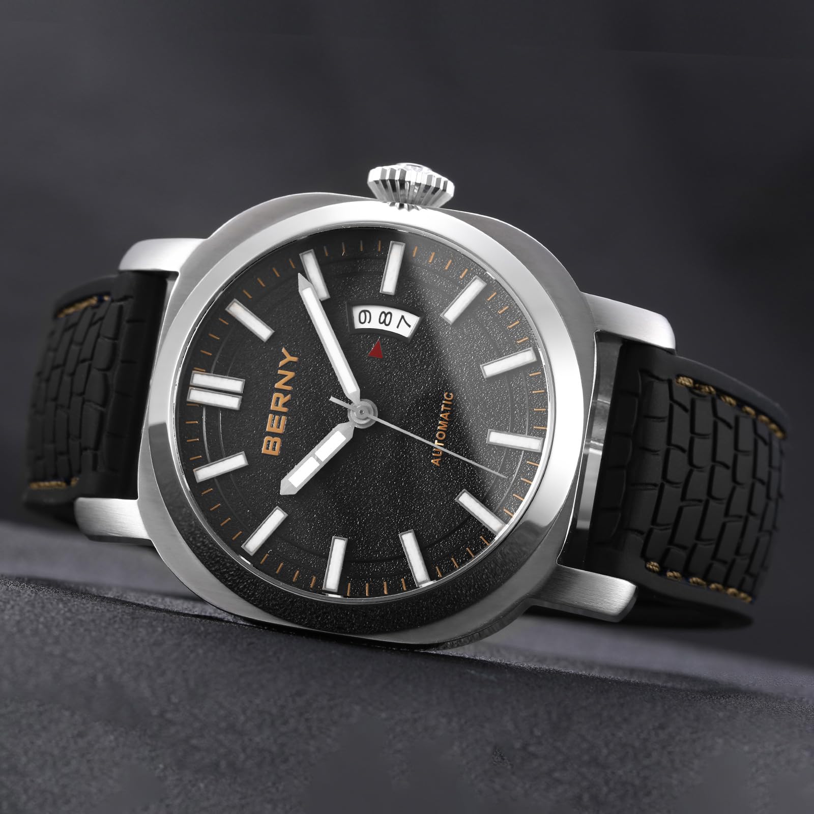 Berny Orologio Automatico Uomo Acciaio 10ATM