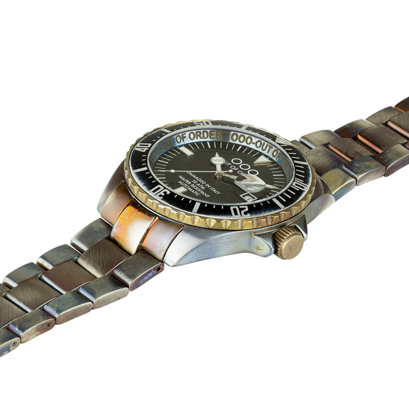 Out of Order Automatico Black orologio nero 44 mm