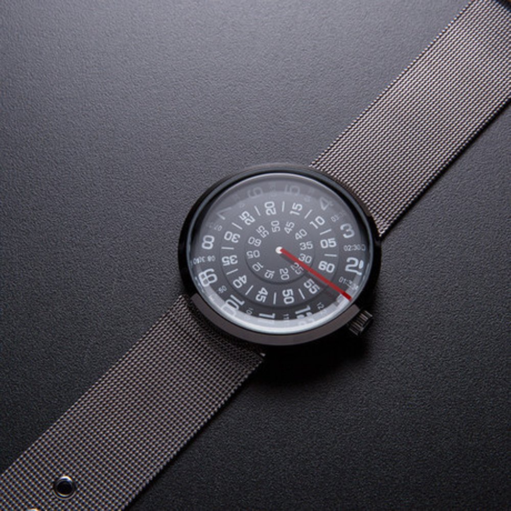 Mykonos Design Visus Black orologio quarzo nero acciaio