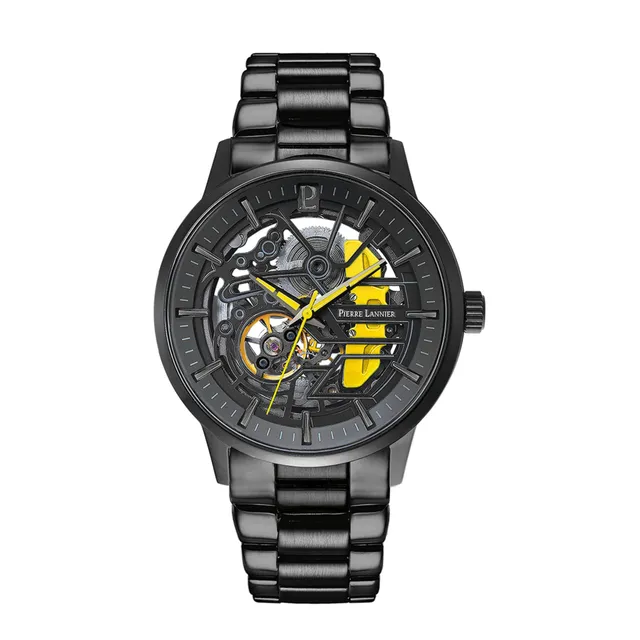 Pierre Lannier Paddock orologio automatico acciaio 43 mm 5 ATM