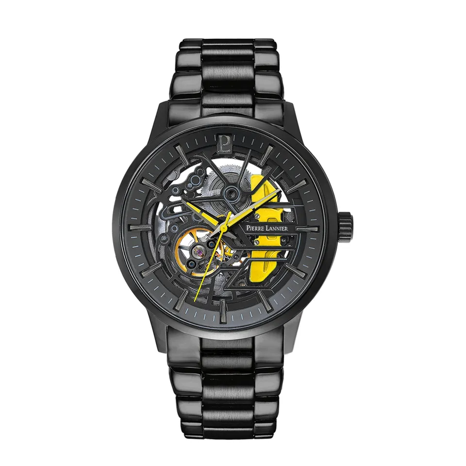 Pierre Lannier Paddock orologio automatico acciaio 43 mm 5 ATM