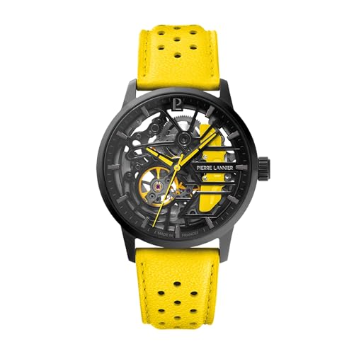 Pierre Lannier Paddock 145G849 orologio automatico giallo
