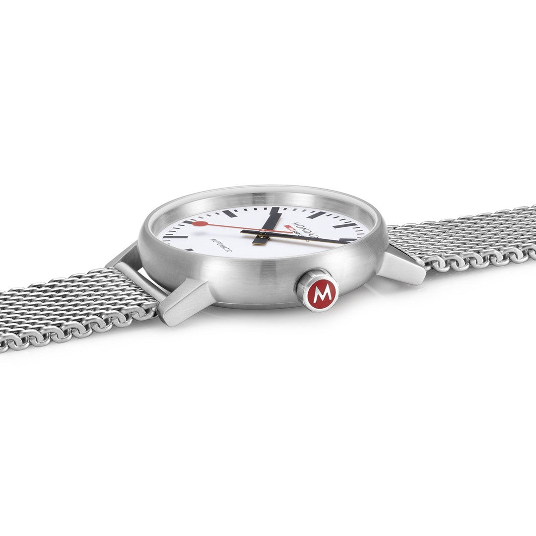 Mondaine evo2 Automatico Orologio Acciaio 40 mm Milanese