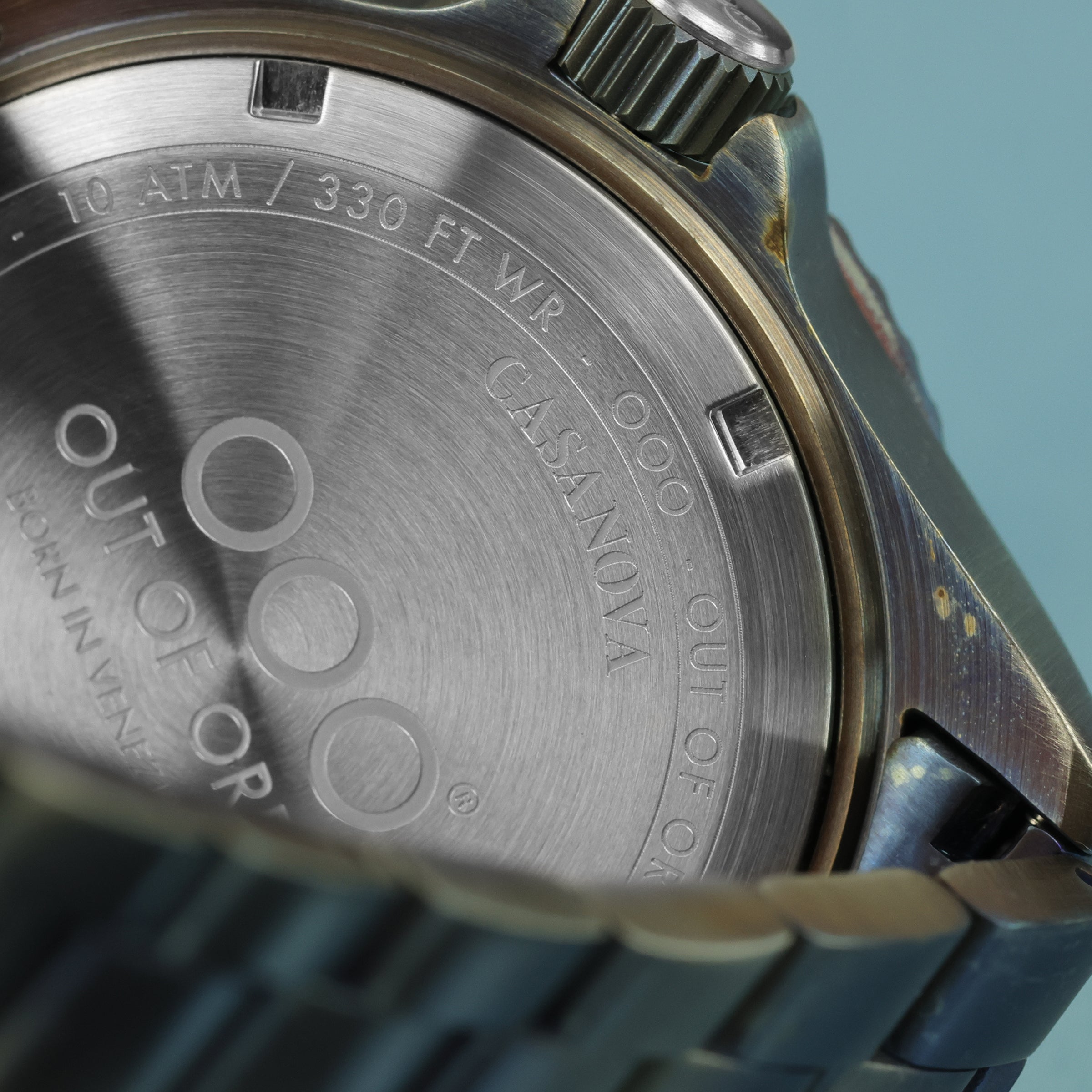Out Of Order Casanova Orologio Quarzo 44 Mm Turchese Marrone