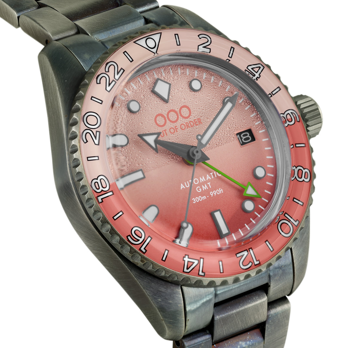 Out Of Order Shaker Paloma orologio GMT pesca 40mm