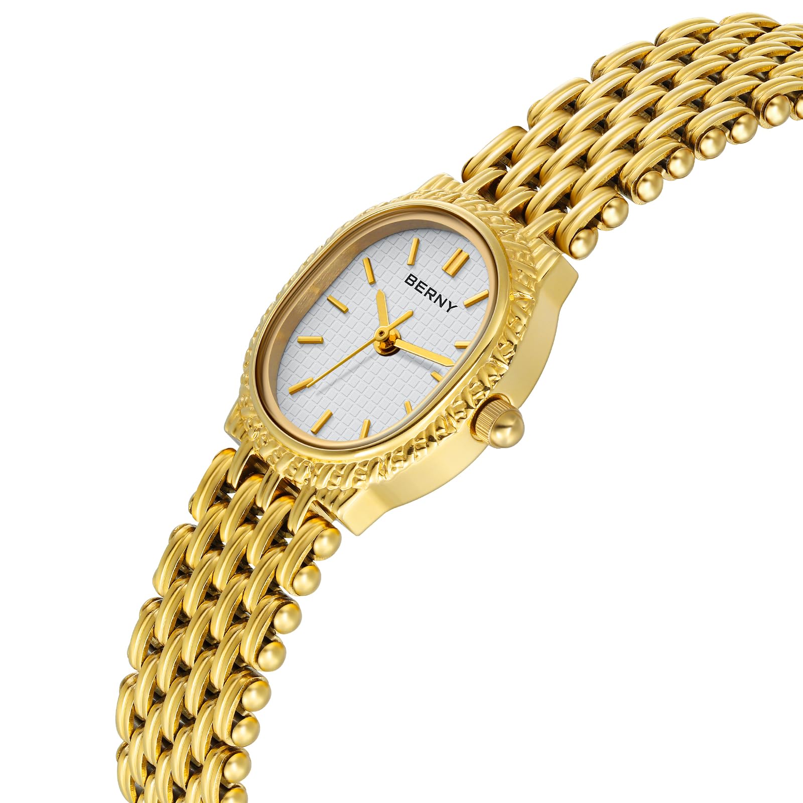 Berny Gold orologio donna bianco quarzo piccolo