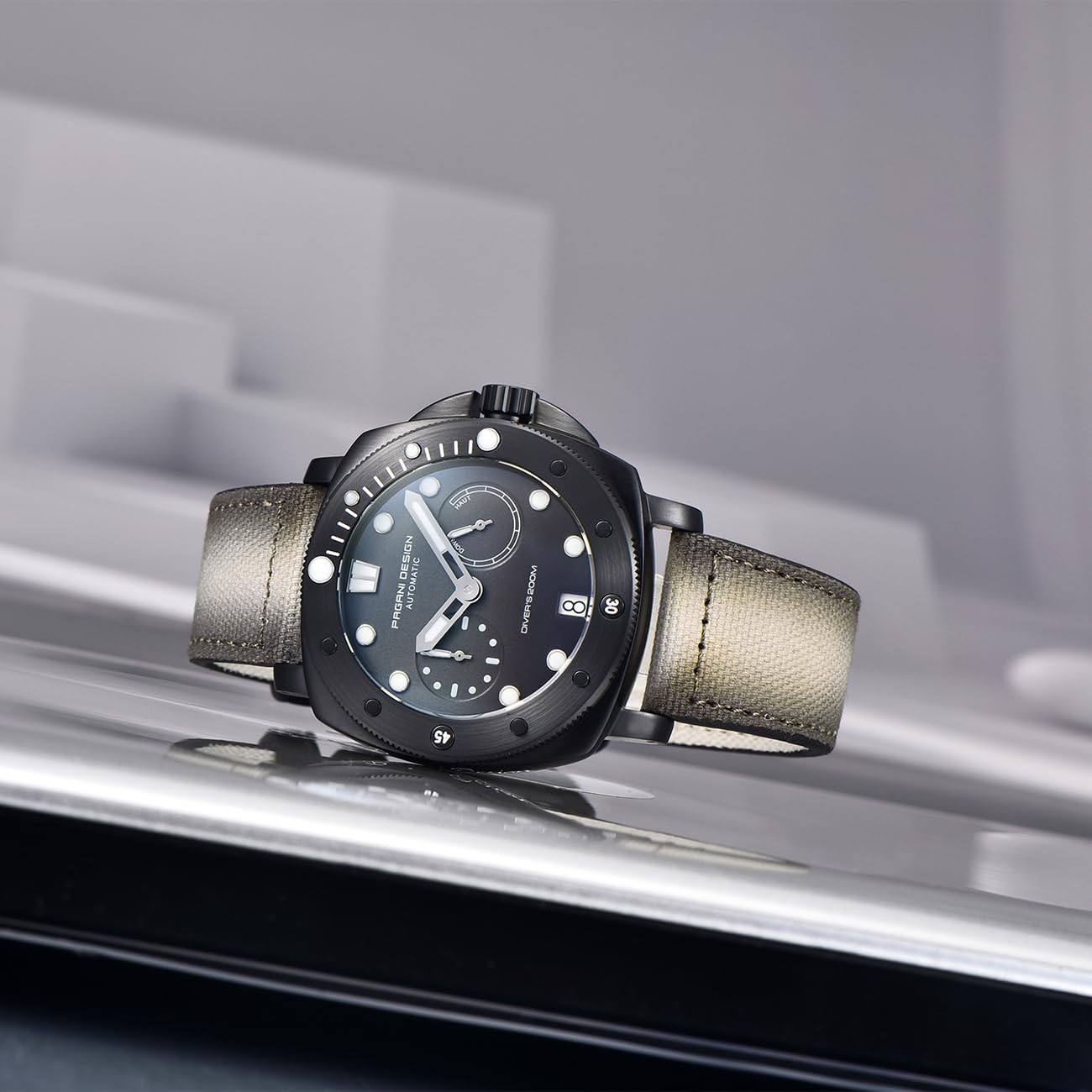 Pagani Design Militare automatico orologio nylon 200M