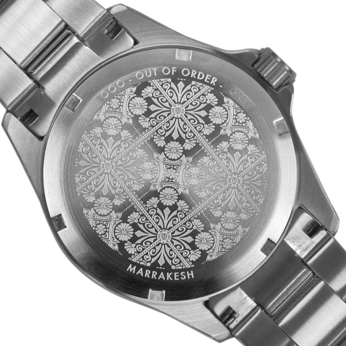 Out Of Order Swiss GMT Marrakesh orologio marrone 44 mm