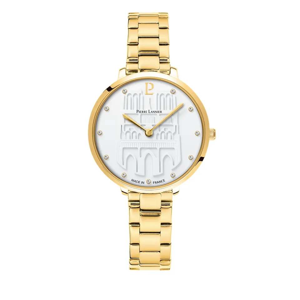 Pierre Lannier Coeur Battant orologio 33 mm bracciale acciaio