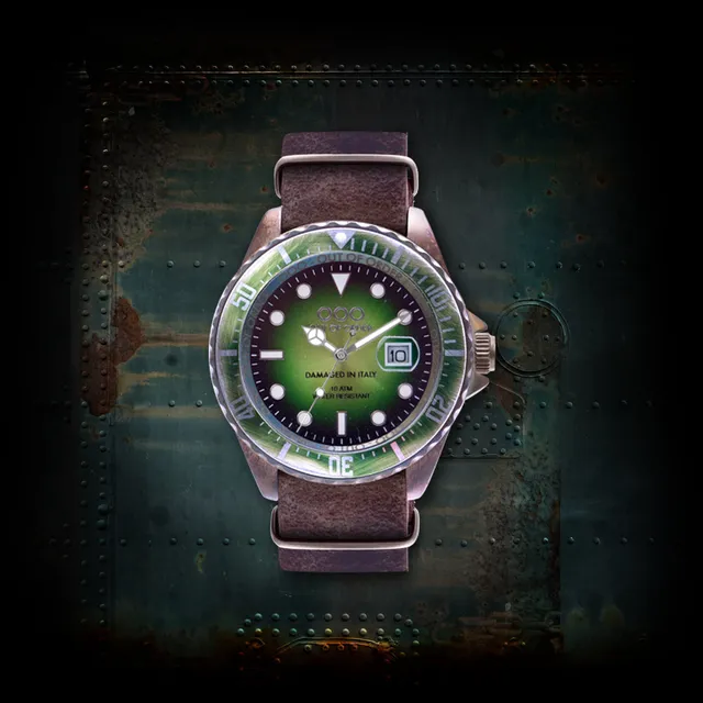 Out Of Order Scorpione Green orologio quarzo 44 mm