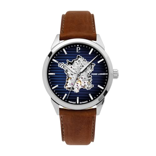 Pierre Lannier Monarck orologio automatico 43 mm acciaio