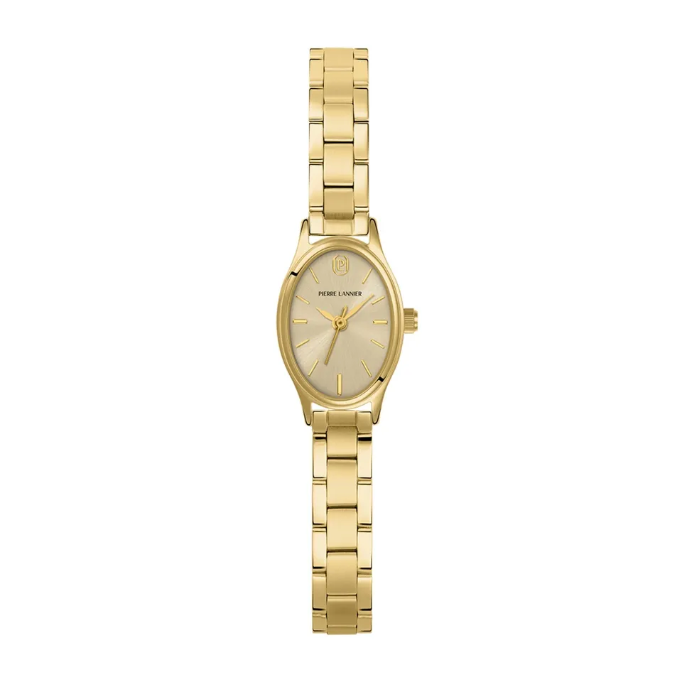 Pierre Lannier Ovalia Orologio Acciaio Ovale