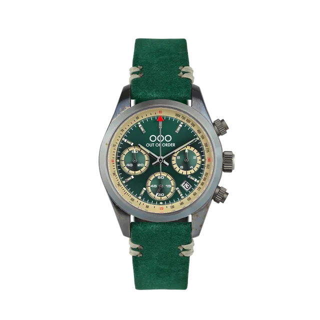 Out Of Order Sporty Royal Green cronografo 40 mm verde