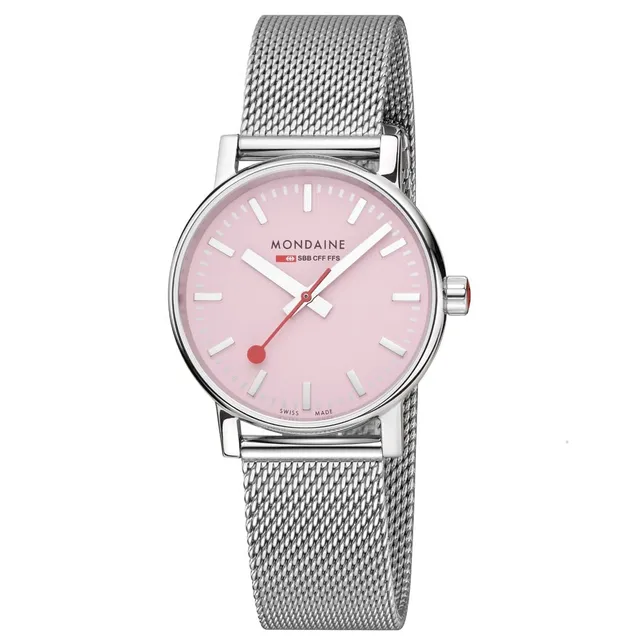 Mondaine evo2 Rosa 35mm orologio quarzo milanese