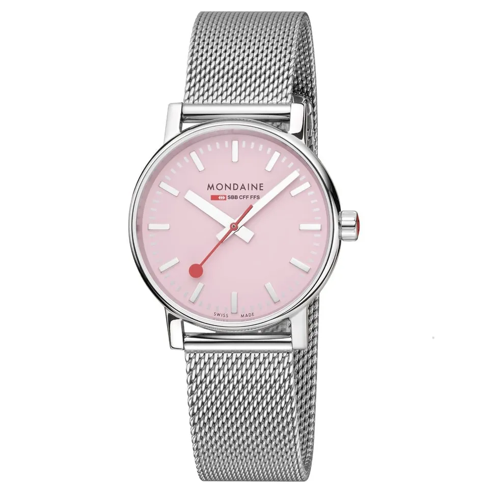 Mondaine evo2 Rosa 35mm orologio quarzo milanese
