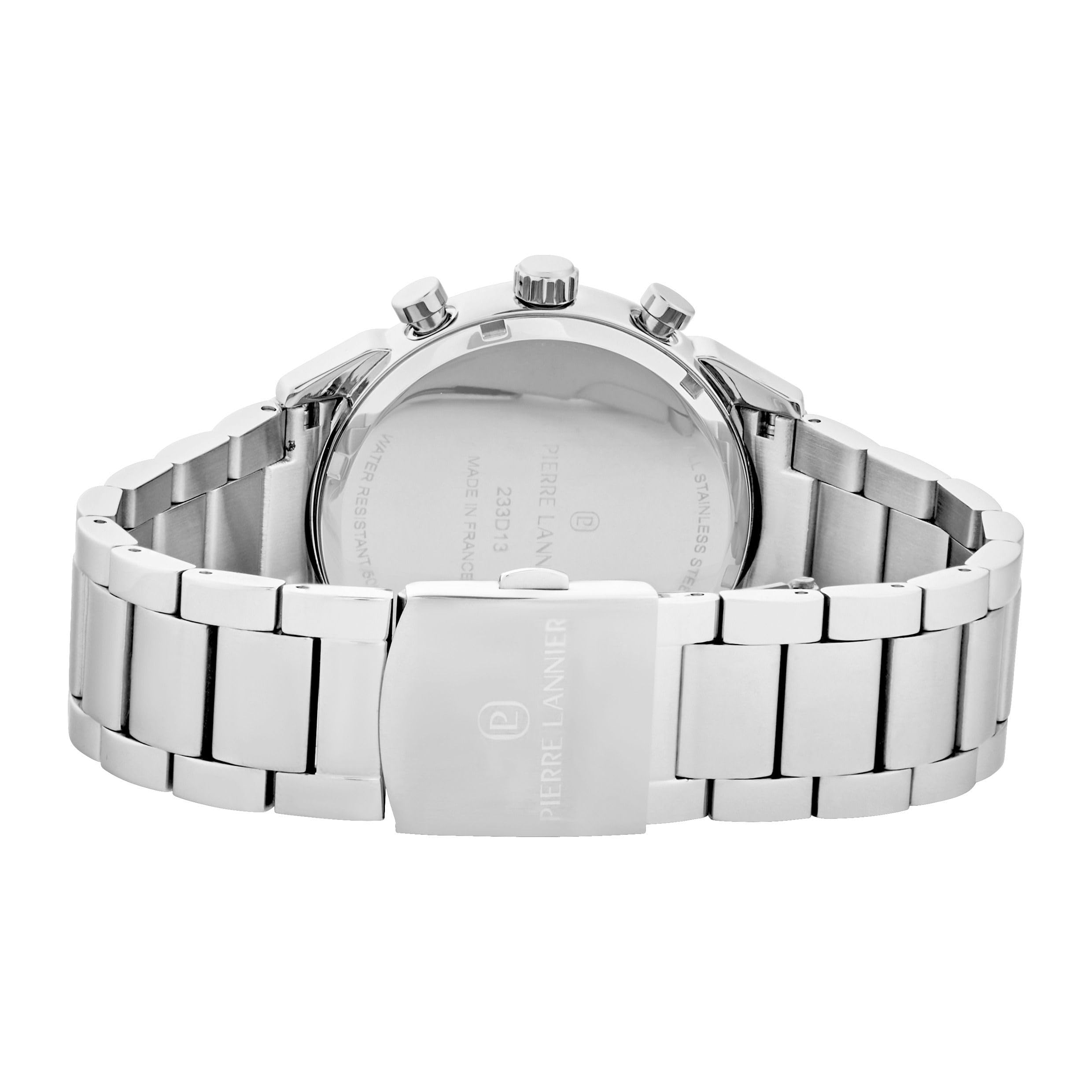 Pierre Lannier Monarck Cronografo Orologio 43 mm Acciaio