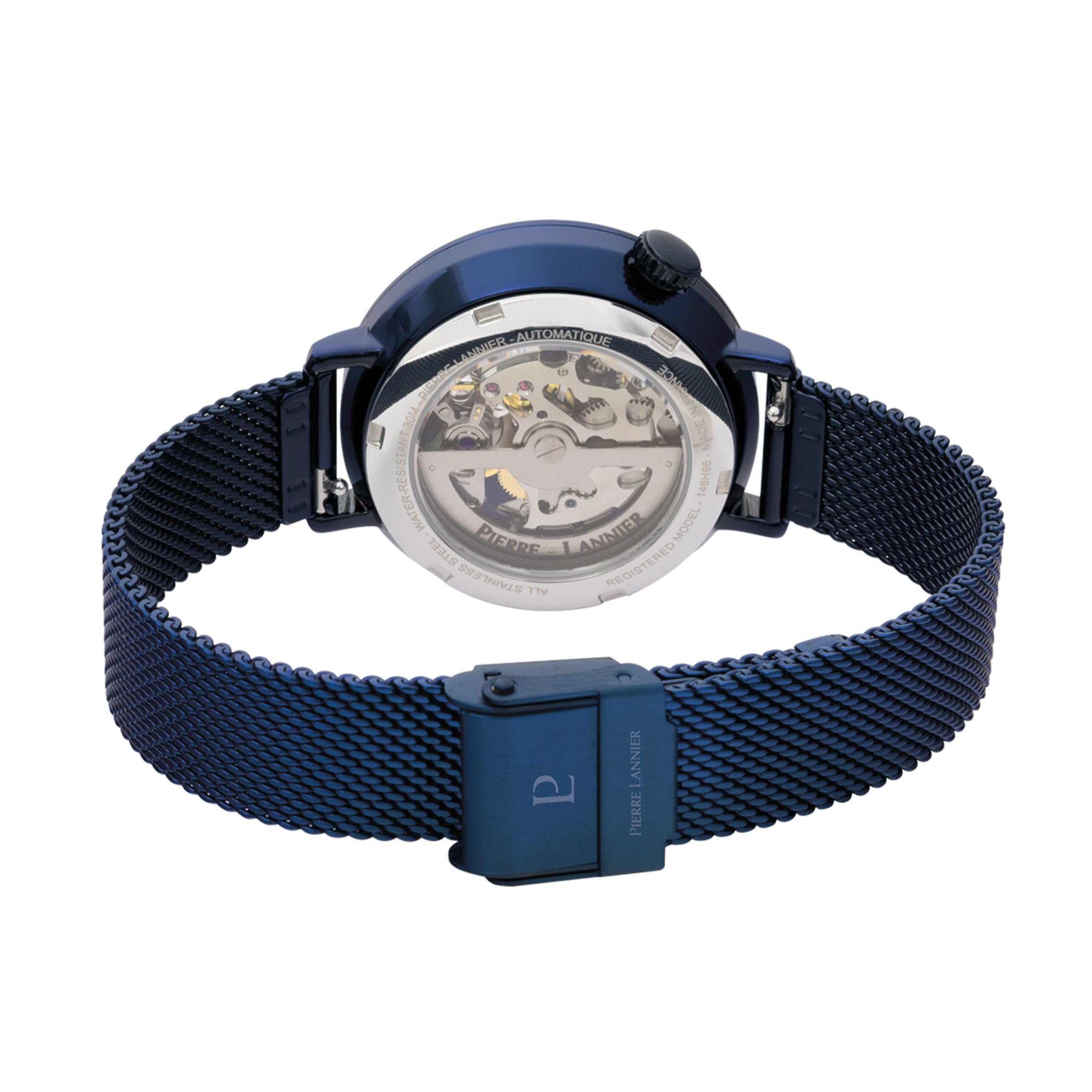 Pierre Lannier Australe Orologio Automatico 35mm Acciaio