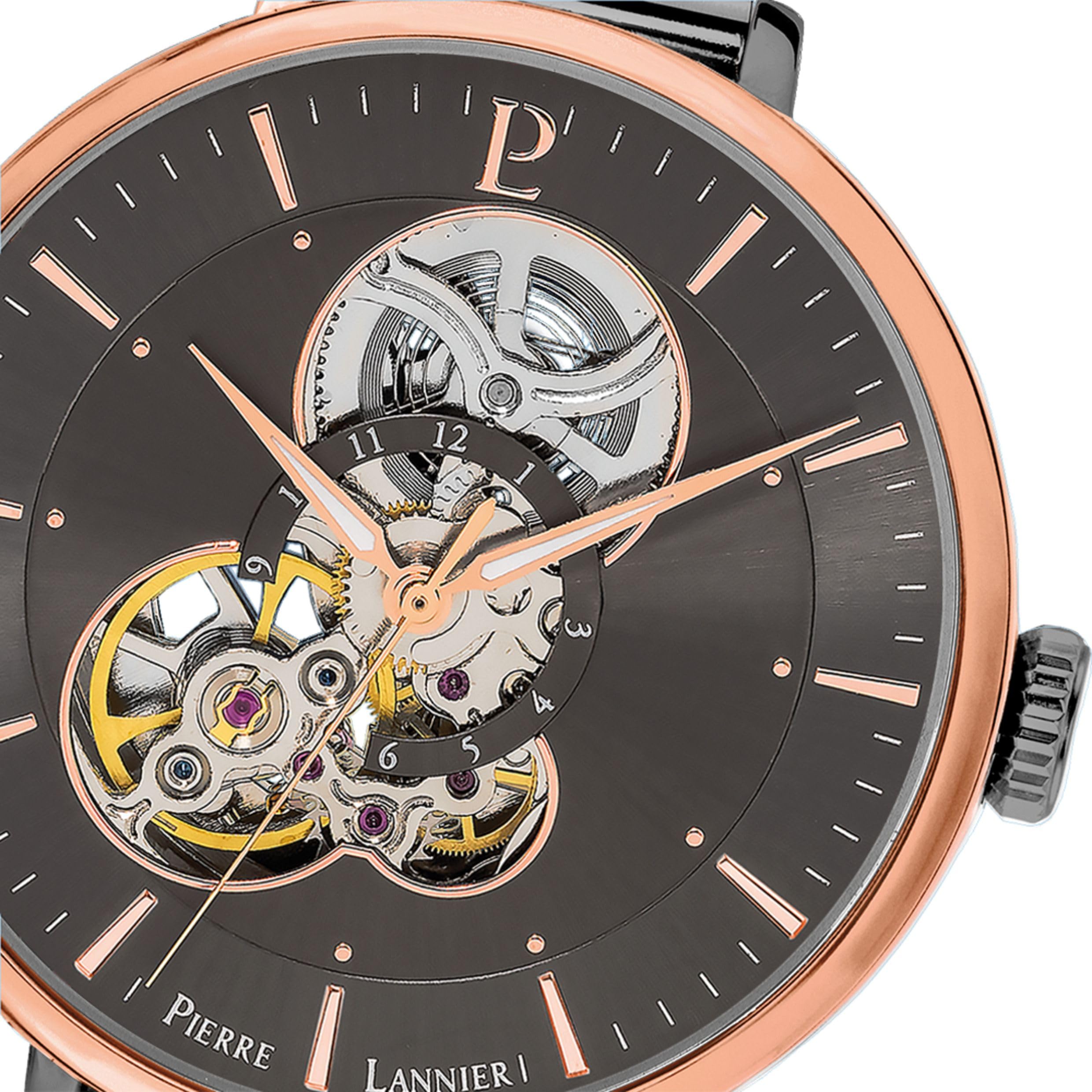 Pierre Lannier Melodie orologio automatico blu 37 mm