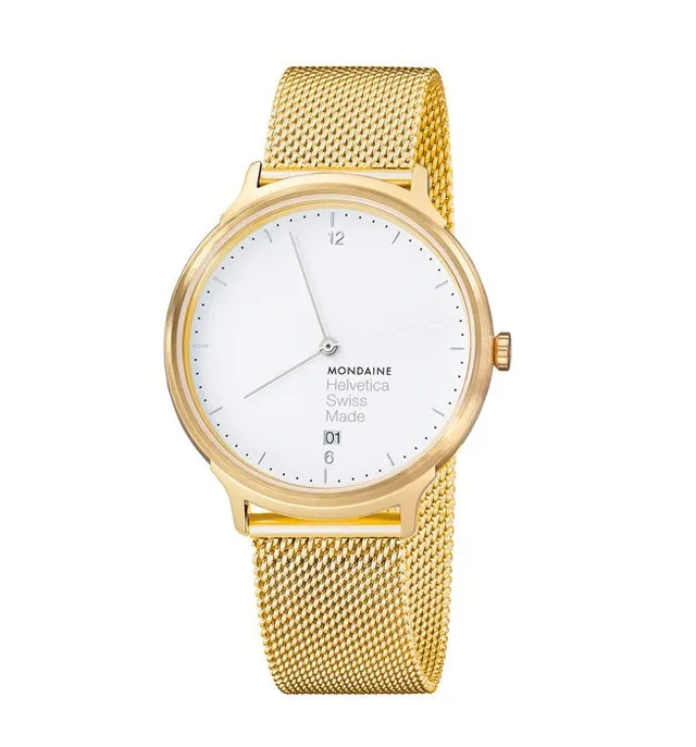 Mondaine Helvetica No1 Light orologio 38mm zaffiro