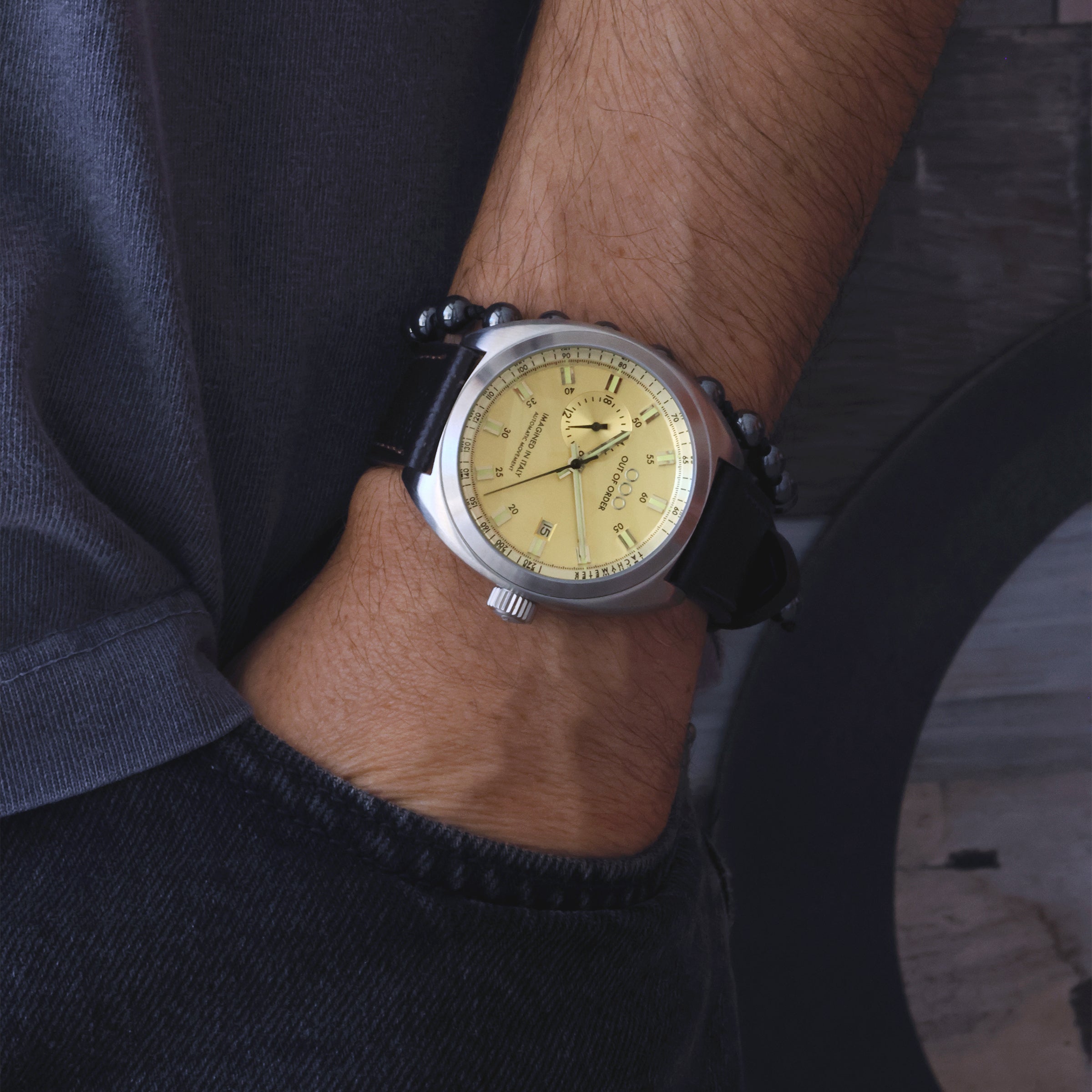 Out Of Order Torpedine Gold orologio automatico 42 mm oro