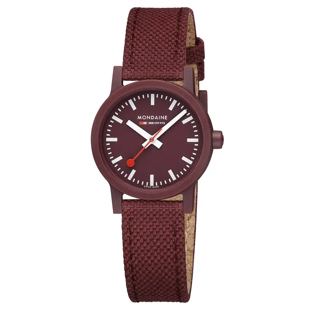 Mondaine Essence Bordeaux 32 mm Orologio Quarzo