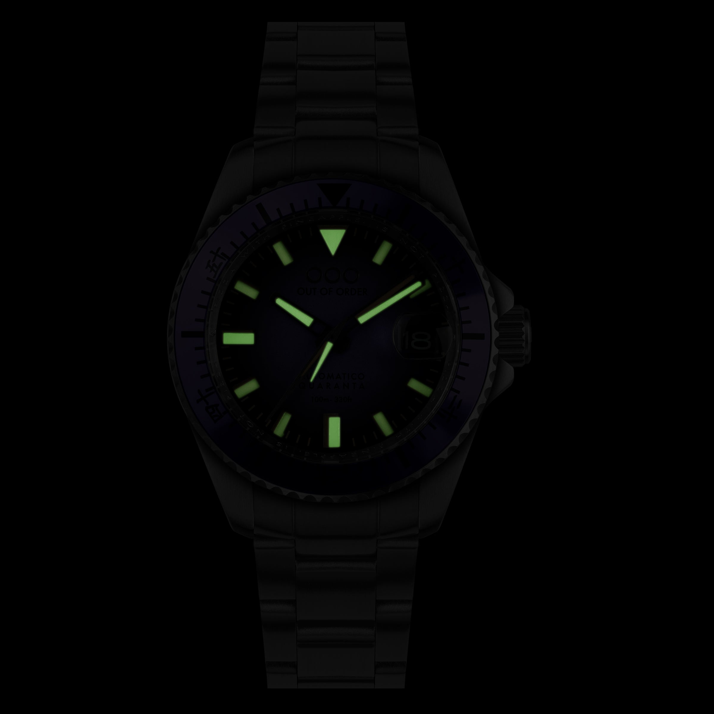 Out Of Order Indigo Automatico Quaranta Ultra Distressed orologio 40mm
