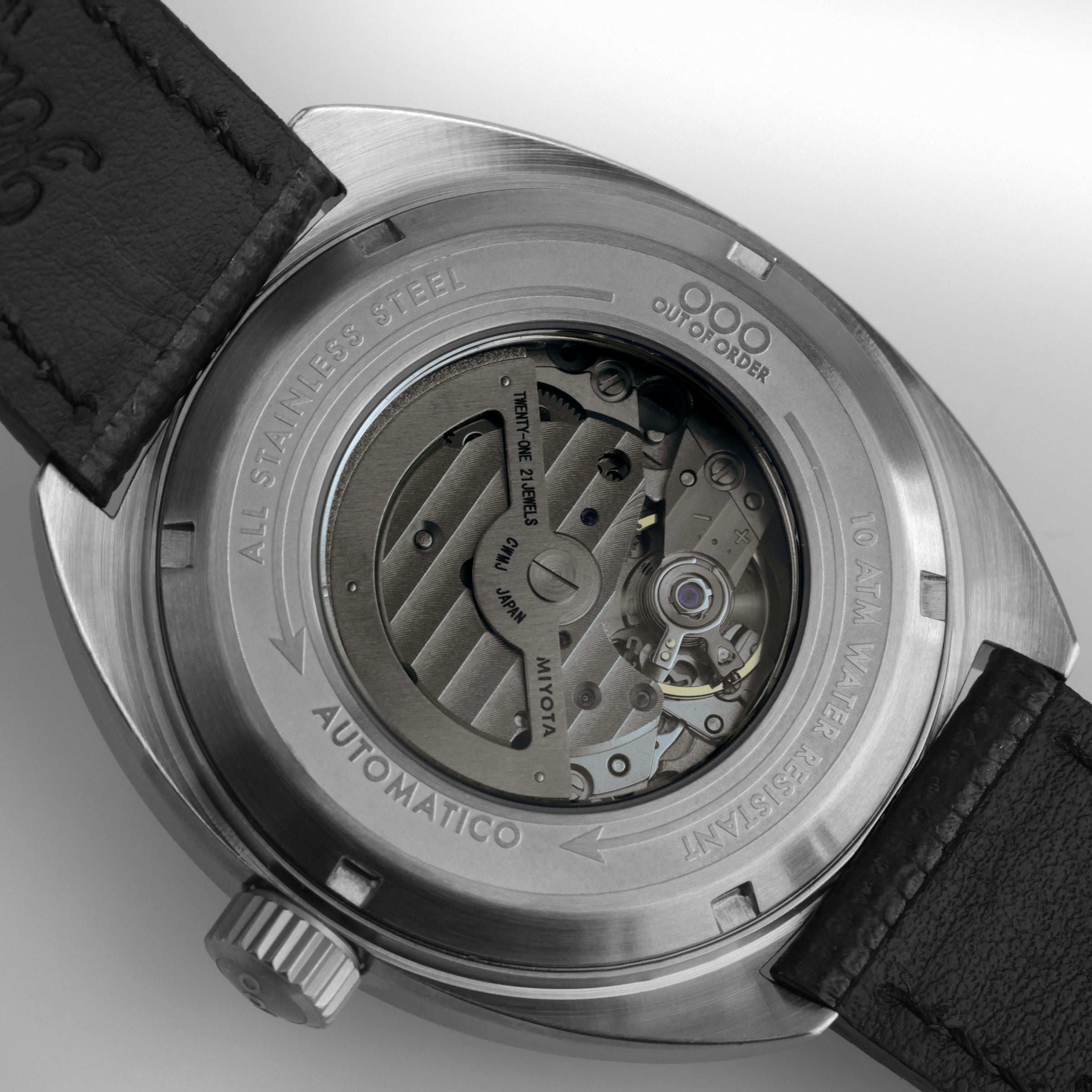 Out Of Order Torpedine Eclipse orologio automatico 42 mm nero