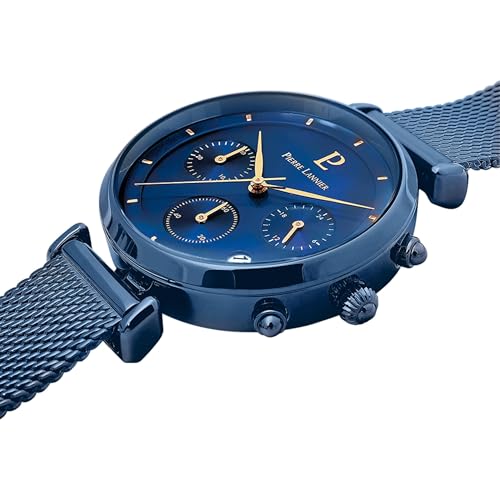 Pierre Lannier Lutecia Cronografo Orologio Blu 35 mm Quarzo