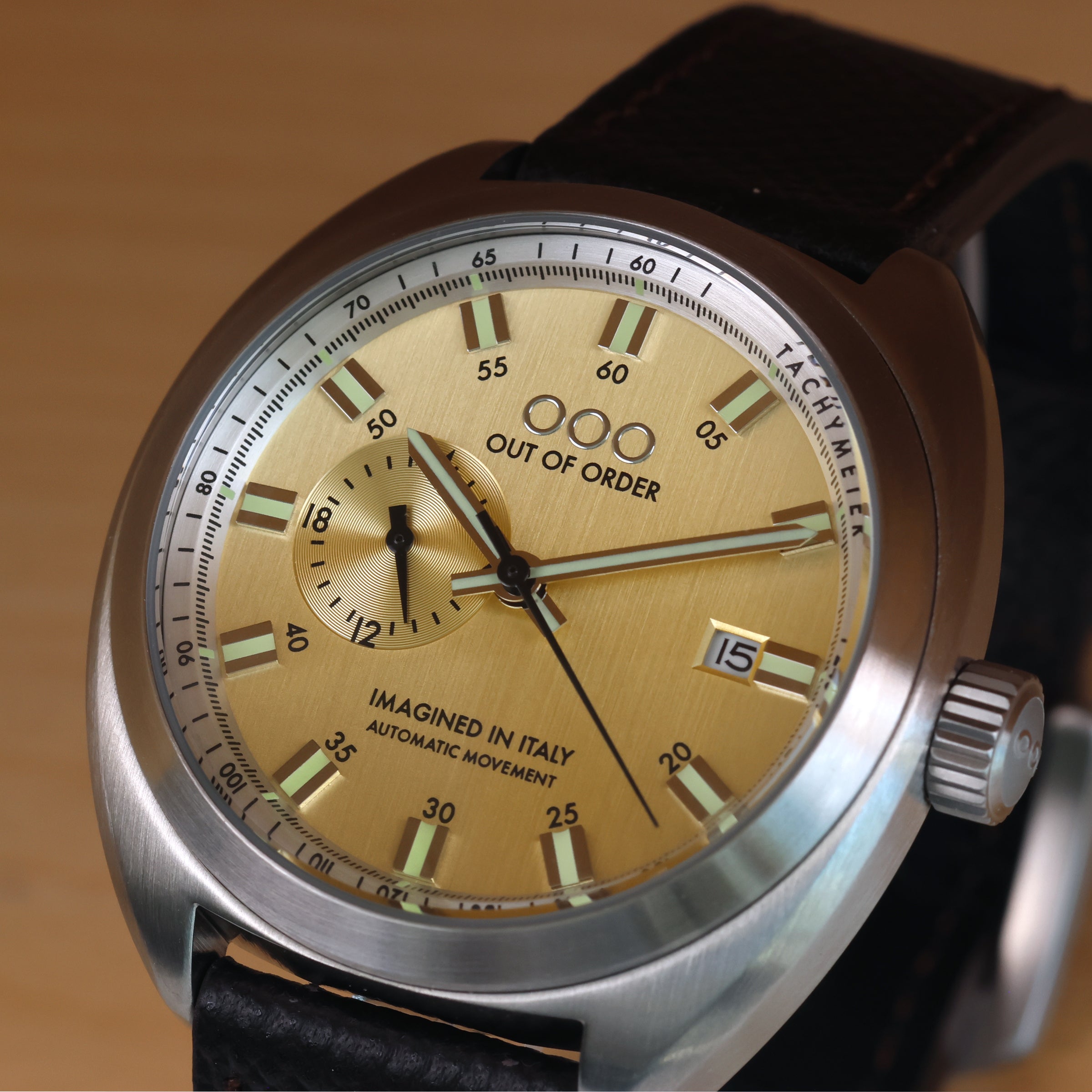 Out Of Order Torpedine Gold orologio automatico 42 mm oro