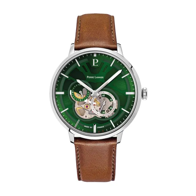 Pierre Lannier Trio orologio automatico 42 mm acciaio 5 ATM