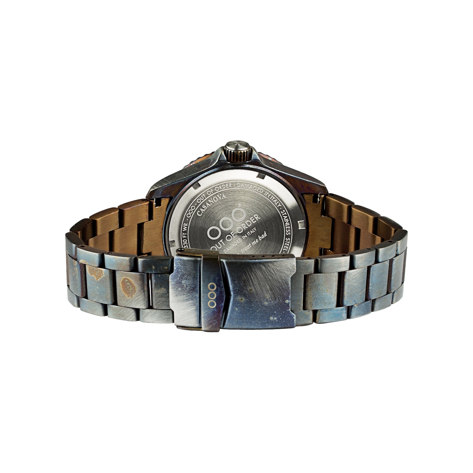 Out Of Order Casanova orologio quarzo nero 44 mm