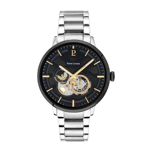 Pierre Lannier Trio orologio automatico acciaio 42 mm