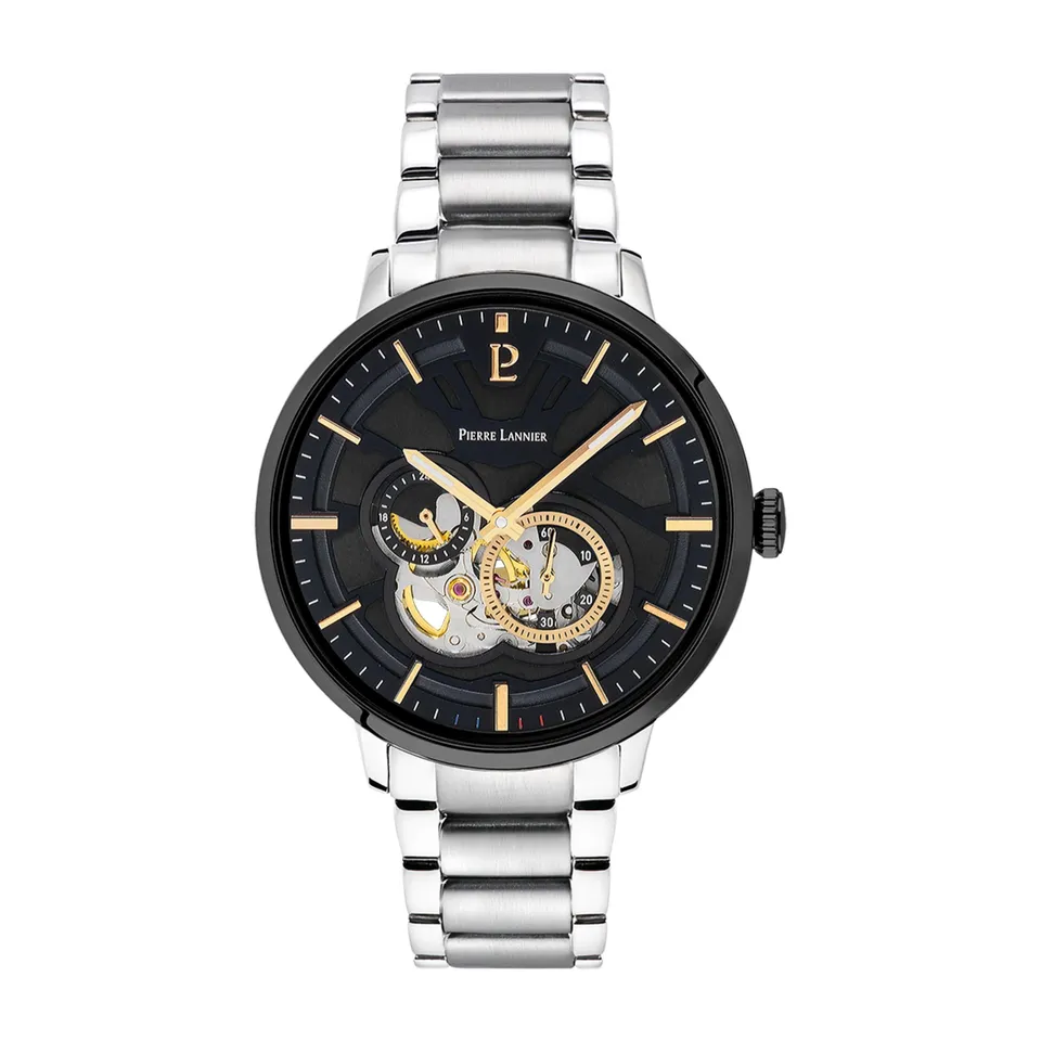 Pierre Lannier Trio orologio automatico acciaio 42 mm