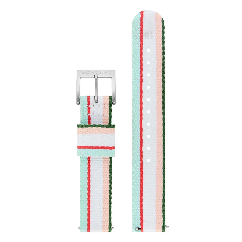 Mondaine Cinturino Tessuto Multicolore 16 mm