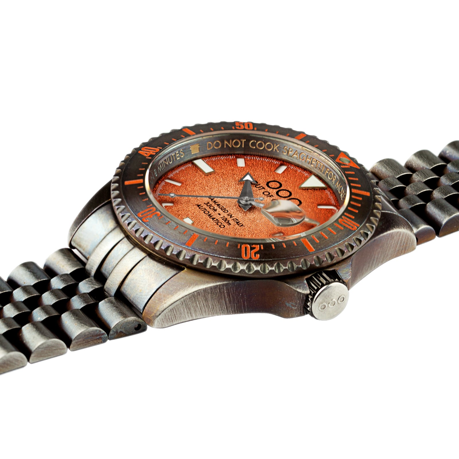 Out Of Order Swiss Automatico Orange orologio 44 mm arancione