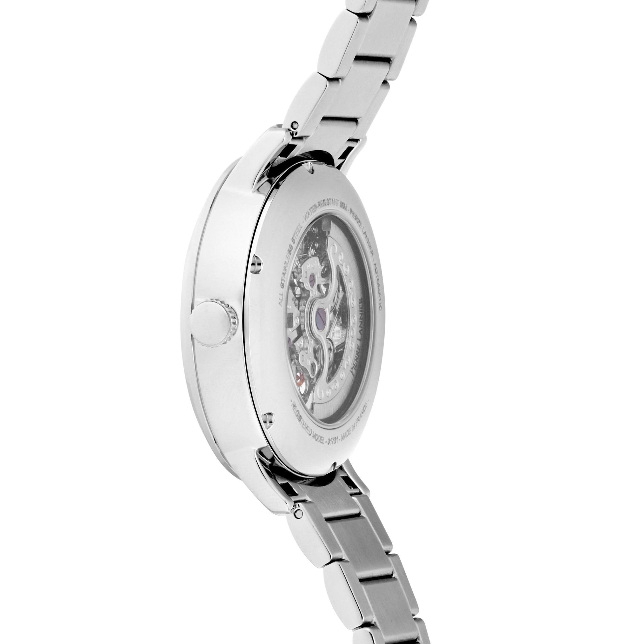 Pierre Lannier 317B151 orologio automatico bordeaux 42 mm