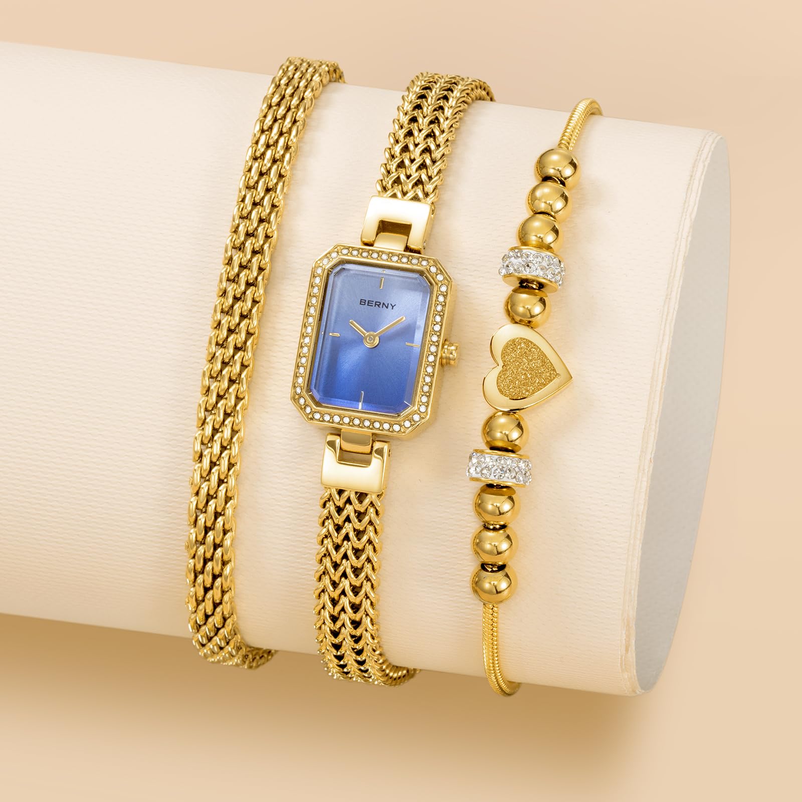 Berny Gold Collection orologio donna viola sfumato oro