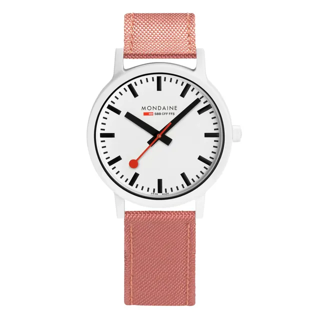 Mondaine Essence Rosa 41 mm Orologio Quarzo Eco