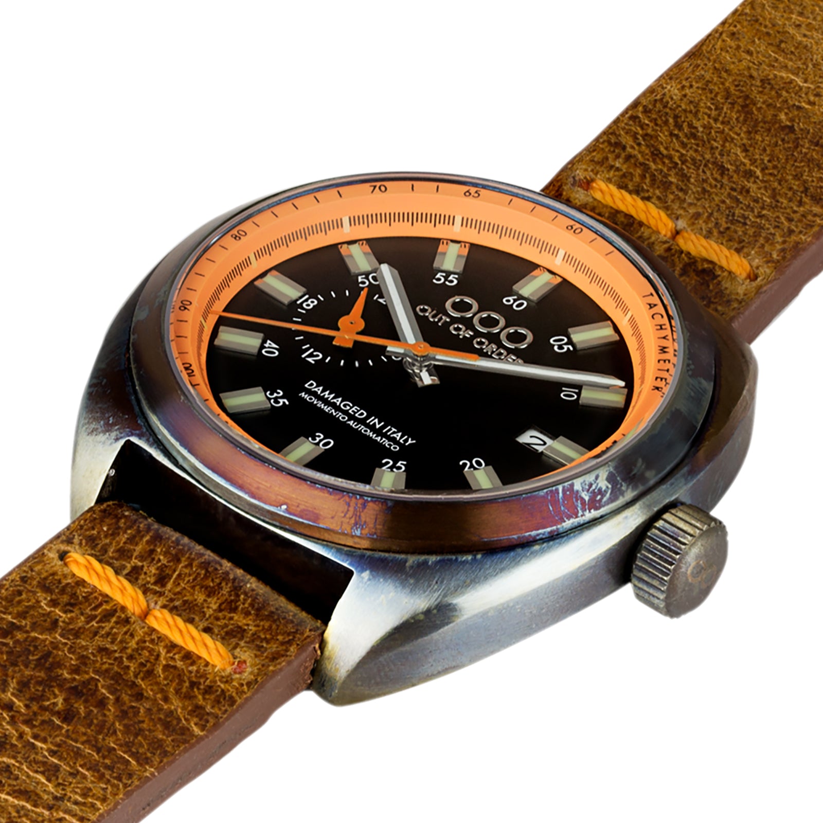 Out Of Order Torpedine Orange automatico nero 42mm