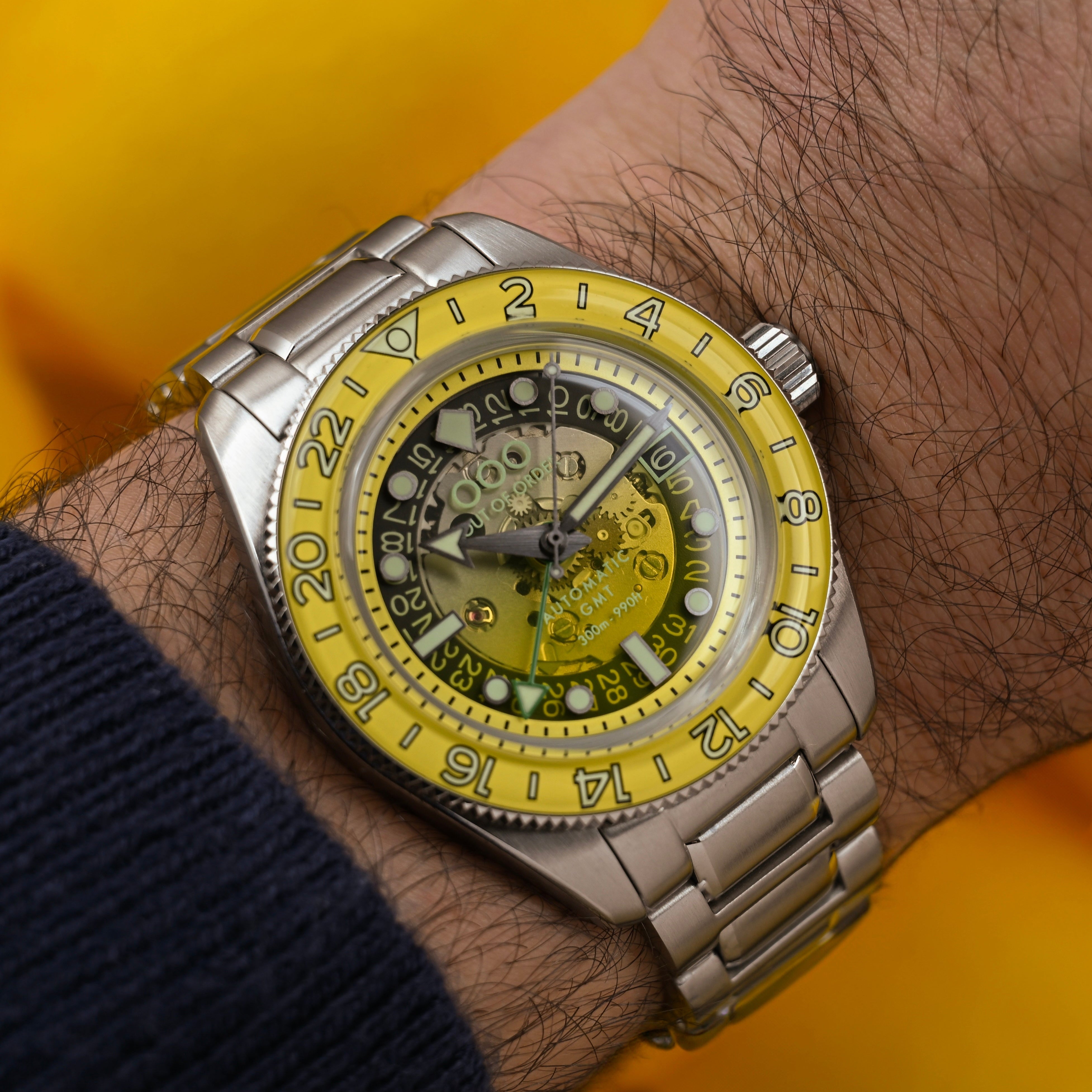 Out Of Order Shaker Limoncello orologio GMT automatico 40mm