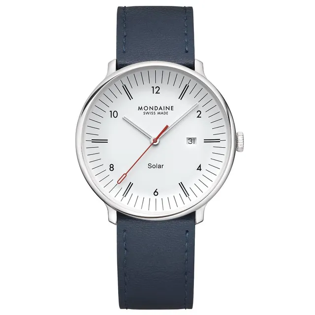 Mondaine Doppio Solar Blu 41 mm orologio solare