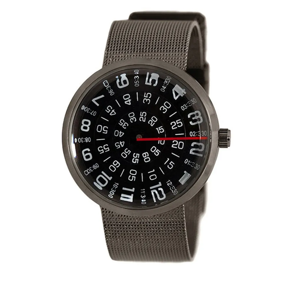 Mykonos Design Visus Black orologio quarzo nero acciaio