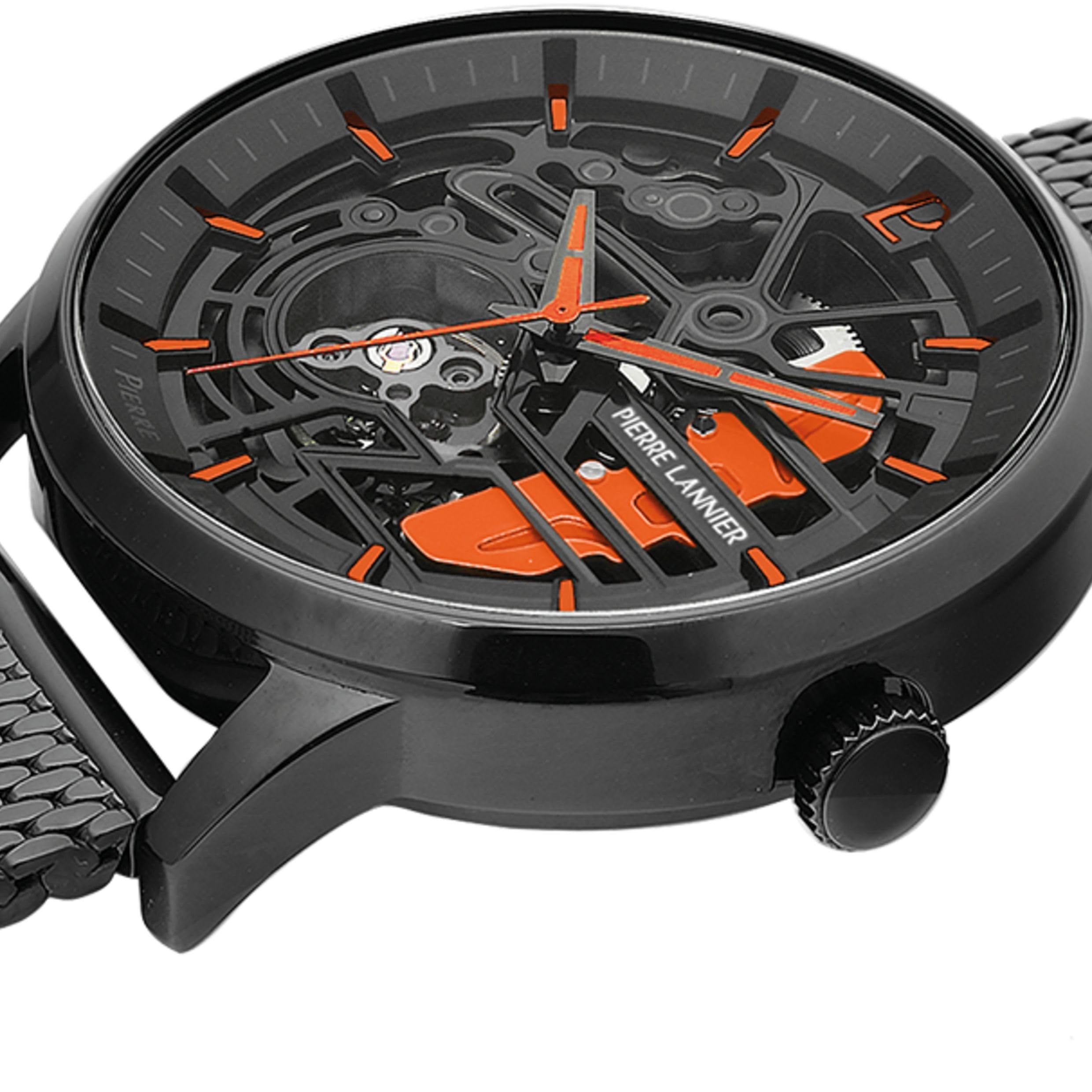 Pierre Lannier Paddock orologio automatico 43 mm acciaio 5 ATM