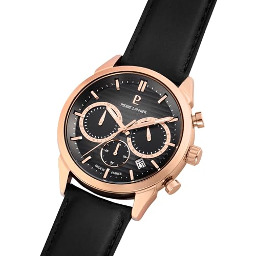 Pierre Lannier Monarck Orologio Cronografo 43 mm Acciaio 5 ATM