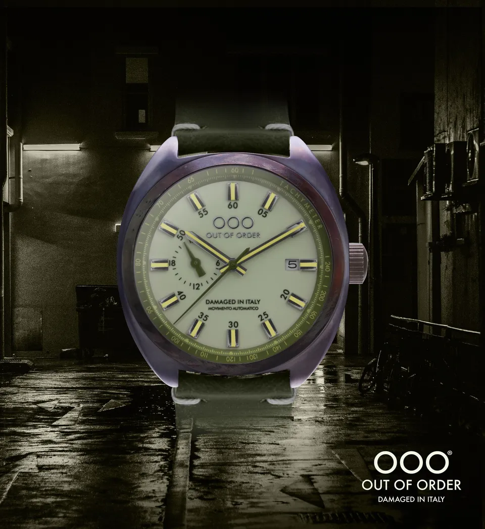 Out Of Order Torpedine Green orologio automatico 42mm verde